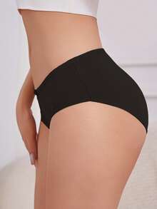 FINETOO 12Pcs Cotton Bow Decoration Solid Color Simple Maillard Color Women's Briefs, Comfortable Women's Underwear S-XXL - Nhiều màu - Xem 5