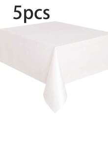 1/3/5 件，高品质塑料桌布，装饰性矩形一次性纯色厚大号 PEVA 桌布，137x274cm 纯色桌布，用于派对装饰，适合派对、活动、婚礼、室内和室外的塑料桌布 - 彩色 - 查看 33