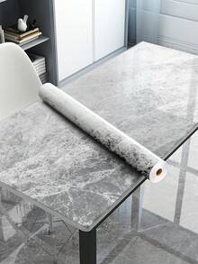 1 rotolo di carta da parati impermeabile con motivo marmorizzato, realizzata in materiale PVC, rimovibile e ritagliabile, adatta per la decorazione di pareti, adesivi e sticker da parete, ideale per decorare bagni, toilette, docce, soggiorni e cucine