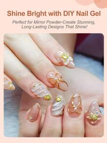 3D 雕塑凝胶，20ml 透明雕塑凝胶，用于雕刻、造型和绘制美甲图案，用于宝石装饰的水钻胶 - 無色 - 查看 6