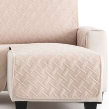 Fundasdesofa Cubre Sofá DRY PROTECT | Chaise Longue Derecho 240 | Disponible en 8 colores diferentes | Repelente líquidos | Funda protectora Antimanchas | Apto para mascotas | Hecha en España - Beis - Ver 5