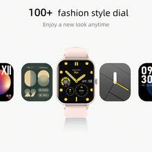 LIFEBEE 男女智能手表，1.83 英寸高清全触摸屏无线通话智能手表（接听/拨打电话），活动追踪器，100 多种运动模式，计步器，消息提醒，运动健身追踪器