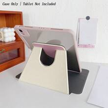 Bao da máy tính bảng xoay 360° và có thể gập lại tương thích với iPad 11/A16/10th/Air4/5/6/Pro 12.9/2024/2025/2020/2021/2022/2023/10.2/10.9/Mini7, dành cho Galaxy Tab A8/A9 Plus/S6 Lite/S7/S9FE PLUS, hoàn hảo cho công việc, du lịch và sử dụng tại nhà - Nhiều màu - Xem 4