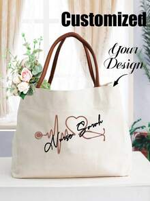 Niestandardowa torba z motywem pielęgniarki - niestandardowa torba z imieniem dla pielęgniarek, prezenty dla pielęgniarek, torba dla profesjonalistów medycznych, codzienna torba do pracy, spersonalizowany prezent dla pielęgniarki, spersonalizowana torba na ramię dla pielęgniarki, prezenty dla pielęgniarek, torba do pracy pielęgniarki, torba dla profesjonalistów medycznych, prezent dla pracownika służby zdrowia, torba z niezbędnymi rzeczami dla pielęgniarki, prezent na ukończenie szkoły przez pielęgniarkę, torba dla personelu szpitalnego, prezent do szkoły pielęgniarskiej, prezent dla pielęgniarek - Wielokolorowe - Zobacz 10