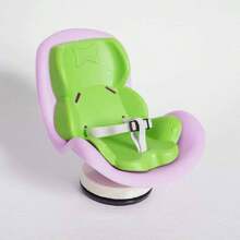 Auto Lüftungsclip Dekoration, kompatibel mit Labubu, Puppenautositz Puppenhaus Zubehör mit Gurt Puppenzubehör