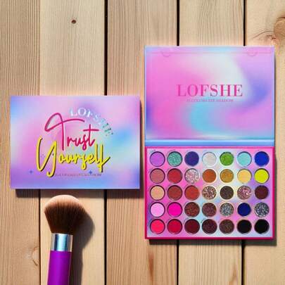 EverlyX Paleta de sombras LOFSHE Pursue Your Passion com 35 cores - Acabamentos fosco, acetinado e brilhante para looks versáteis e espetaculares - Alta pigmentação e longa duração ✅ Envio em 24/72h