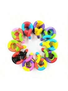 1/2/3/5/8/10/12/18/25Pcs Sensory Toys For Autistic Adults Decompression Toys Twisting Toys Colors Can Be Freely Matched,Fidget Toys,Fidget,Sensory Toys