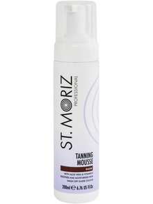 St. Moriz Professional Dark Self-Tanning Mousse - Sunless Instant Self-Tanning Foam For A Deep, Naturally Looking Fake Tan - Moisturizing Tanning Foam - With Aloe Vera & Vitamin E (200ml)