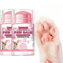 2 pièces de crème de protection pour les coussinets des pattes de chien et de chat, protecteur de coussinets léchable, convient aux chiens et aux chats, hydratant pour les coussinets des pattes, le nez et les coudes, protection hivernale, répare les gerçures, crème léchable pour animaux de compagnie.