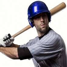 1pc Durable Solid Rubber Wood Baseball Bat, Natural Wood Grain Design, Suitable For Adult Athlete Practice And Training. Available In Multiple Colors, Ideal For Batting Practice, Elegant Baseball Shape, High-Quality Baseball Bat.