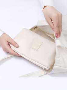 Digital Data Cable Organizer Bag, Portable Travel Electronics Accessories Organizer Pouch For Smartphone, Hard Drive, Power Bank, Earphones, Chargers, Phone Cases, Wireless Earbuds, Bluetooth Headphones, Earphones, Suitable For Business Travel, School, College, Office, School Supplies, Back To School, College Students Charger Case Packing Cubes For Women For Men Charger Bag - Multicolor - View 6