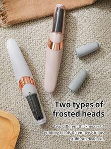 2 件电动磨脚器，USB 充电套装，便携式磨甲器，足部老茧去除器，自动脚锉，足部护理工具，500mAh 锂电池 - 彩色 - 查看 9