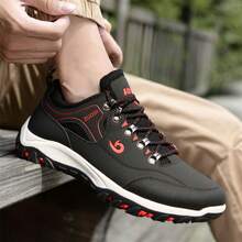 Men's Walking Shoes, Hiking And Running Through Parks, And Going To Shopping Malls Not Far Away Are All Good - 黑色 - 查看 4