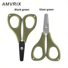 1pc Mini Stainless Steel PE Line Cutter, ABS Non-Slip Handle, Strong Cutting For Fishing Line/Lead Wire/Fine Iron Wire, Portable Fishing Scissors, Essential Fishing Tool - Multicolor - View 7