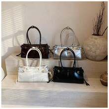 Women Top Handle Bags - 白色的 - 查看 6
