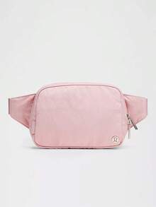 Lululemon Everywhere Belt Bag Large 2L Pink Haze-For Yoga Gym Running-Sweat-Wicking-Yoga-All Seasons Sport-Spring/Summer-Autumn/Winter-Back To School- Mother's Day Gifts-Father's Day Gift - 粉紅霧霾 - 查看 1