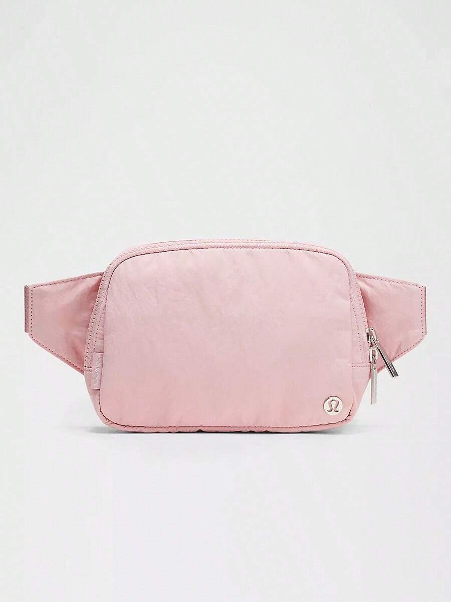Lululemon Everywhere Belt Bag Large 2L Pink Haze-For Yoga Gym Running-Sweat-Wicking-Yoga-All Seasons Sport-Spring/Summer-Autumn/Winter-Back To School- Mother's Day Gifts-Father's Day Gift - 粉紅霧霾 - 查看 1