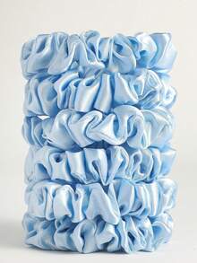 12 قطعة من أربطة الشعر المخملية الزرقاء، ربطات شعر، أربطة شعر مخملية، كرات شعر، للاستخدام اليومي، غسل الوجه، اكسسوارات شعر ذيل الحصان