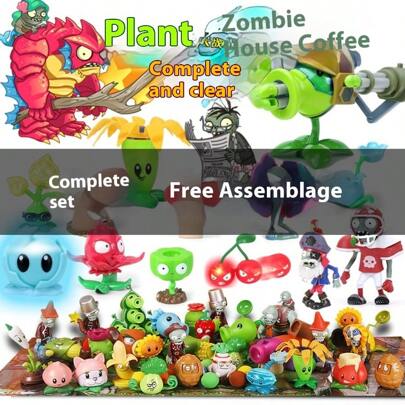 全新植物大战僵尸模型 - 豌豆射手 - 桶头僵尸 - 散装全套单个 - 配件 - 装饰 - 互动 - 礼物 - 化身 - 浪漫情侣游戏 - 猫咪礼物 - 女士游戏 - 男士游戏 - 互动 - 派对游戏 - 游戏 - 我玩 - 针线活玩具旅行玩具教室坐立不安玩具迷你玩具沐浴玩具圣诞文具减压球生日礼物 - 节日礼物 - 完美礼物 - 礼物