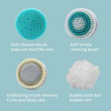 Automatic Electric Shower Brush, Back Scrubber Cleaner, Powerful Exfoliating And Cleaning Machine