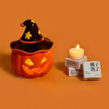 1 件南瓜烛台桌面装饰品、香薰蜡烛架礼物、万圣节礼物