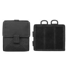 Bolsa Molle Cinturón Paquete de Cintura Pequeño Bolsillo para Teléfono Bolsas de Herramientas EDC con Gancho y Bucle para Accesorios de Camping, Correr y Caza - Verde - Ver 3