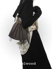 Women Shoulder Bags - 流蘇蝴蝶包黑色 - 查看 6