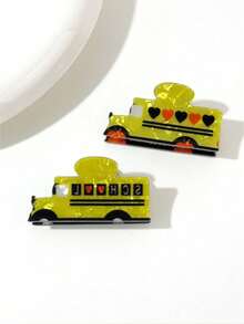 3 件儿童简约清新时尚侧夹小发爪梳，适合刘海、配饰