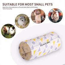 ITANDME Hamster Unterschlupf Hamster Tunnel, tragbarer Meerschweinchen Unterschlupf Meerschweinchen Tunnel, einfach zu reinigen und leicht, Meerschweinchen Spielzeug im Käfig, Rattentunnel zum Spielen und Ausruhen, Hamster Spielzeug für Hamster, Ratte, Meerschweinchen