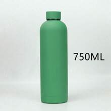 Taza de boca estrecha de acero inoxidable estilo estadounidense de 17/25oz500/750ml, botella de agua aislada al vacío portátil, termo deportivo con gran capacidad para senderismo y escalada, ideal para fiestas y regalos, de vuelta al colegio