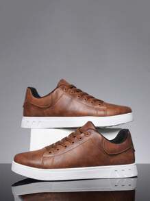 Men's Breathable Casual Fashion Summer Shoes, High Quality Brown Sneakers, Comfortable Business Casual Shoes, Suitable For Teen Summer Casual Or Outdoor Athletic Or Vacation Travel Or Graduation Gifts Or Birthday Dress Accessories 2000s Style Valentine's Day Ideas