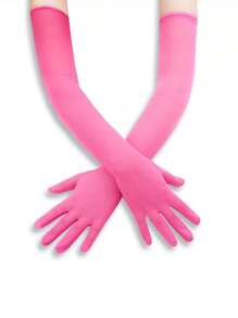 1 pieza Guantes de mujer para baile de máscaras, guantes de ópera, guantes de malla elástica muy elegantes, de alta gama, protectores solares y de moda. Son adecuados para usar en bailes de ópera, juegos de roles y fiestas de Halloween