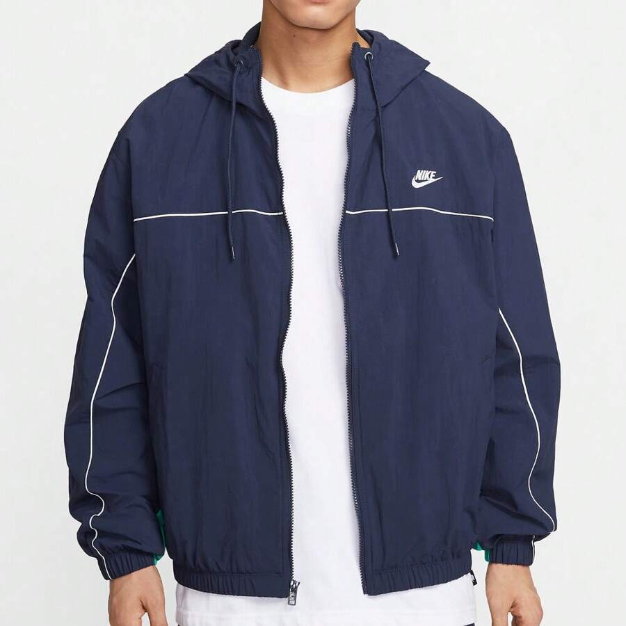 Nike Men's AS M NK CLUB ATHLETE HD JACKET, Woven Hoodie Jacket HJ2013-451