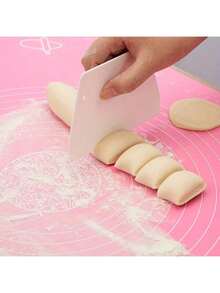 Dough Scraper, Plastic Dough Cutter, Pastry Cutter, Baking Tools, Kitchen Gadgets, Kitchen Accessories - Multicolor - View 6