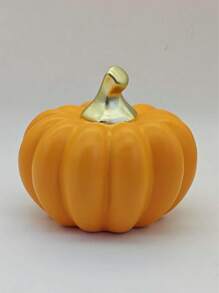 1pc Pumpkin Shaped Ceramic Decoration Piece, Minimalist & Modern, Suitable For Desk, Office, Home Decor, Essential Halloween Decoration & Gift