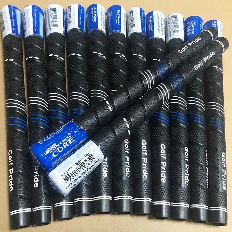 Set Of 13 Rubber Golf Grips, CP2 Pro Wrap Golf Club Grip Golf Grip Anti-Slip Standard Midsize Jumbo - Màu xanh lam - Xem 1