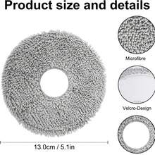 Replacement Kit For IRobot Roomba Plus505/405, Including Main Brush, Side Brush, Filter, Cloth, Dust Bag, Robot Vacuum Cleaner Parts & Accessories - As Shown In Color - View 6