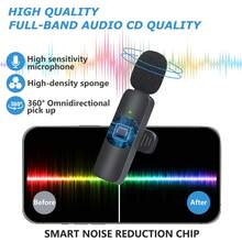 Wireless Earpiece-Style Microphone And Clip-On Microphone Compatible With Iphone And . Plug-And-Play 2.4G High-Speed Low-Latency Built-In Noise Reduction Chip. Suitable For Video Recording, Interviews, Podcasts, And Video Blogs. Usage Duration: 8 Hours. Battery Capacity: 50mAh. - IOS - View 8
