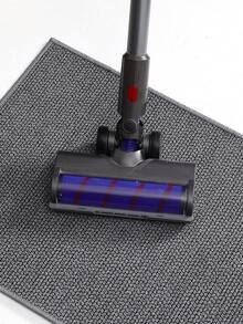 1 tấm thảm chùi chân hình học sọc xám/khaki cổ điển, thảm lối vào trong nhà ngoài trời bền, dễ vệ sinh, thích hợp cho sân trong, trong nhà, ngoài trời, hành lang, trang trí sân vườn, thảm lối vào bằng vải nhung dày, trang trí phòng tắm, nhà bếp - Xám - Xem 6