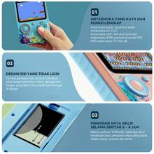 Retro Mini Handheld Spielekonsole für Kinder und Erwachsene - 3,5'' HD Bildschirm tragbarer Videospielplayer mit AV-Ausgang, wiederaufladbarer Akku, 500 Klassische Spiele - Weihnachts-, Halloween-, Erntedankfest-Geschenke