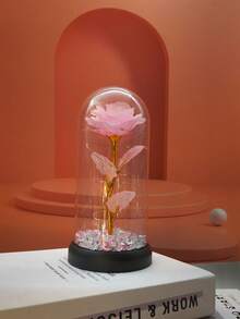 圣诞节情人节礼物钻石熊玫瑰塑封送老婆送妈妈母亲节毕业季礼物永生花礼物生日周年礼物家居装饰摆件