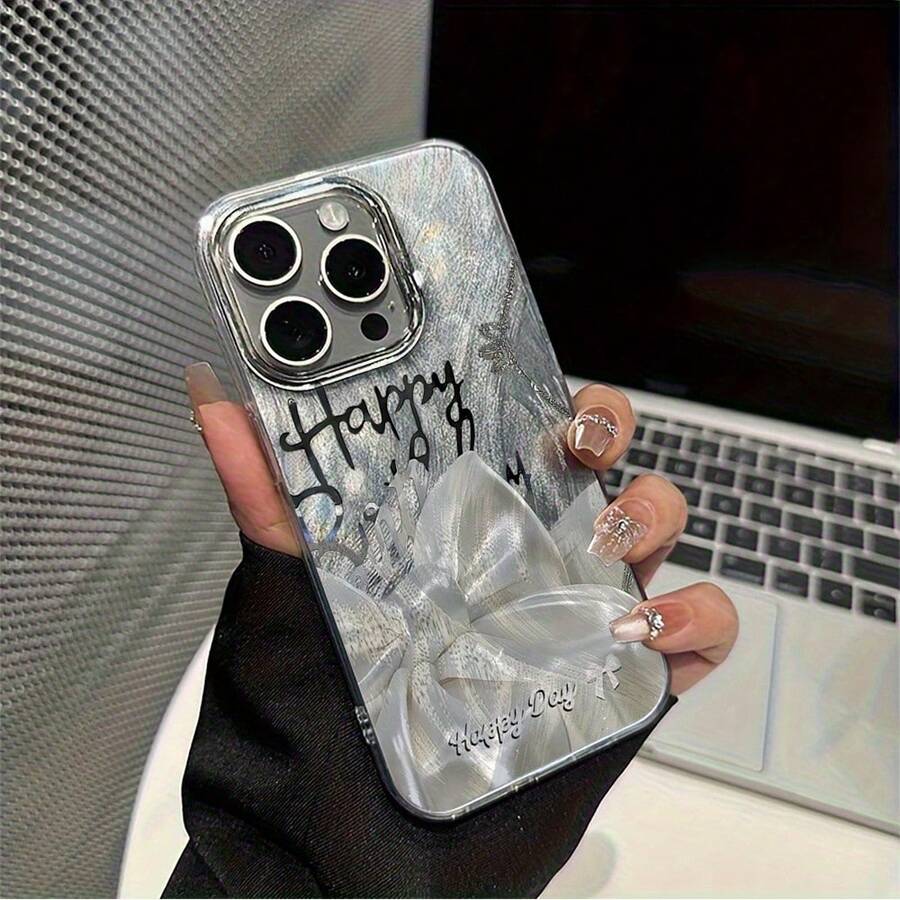 Funda para teléfono (1 unidad) Funda para teléfono con diseño estampado, protección integral anticaídas y antigolpes, accesorios modernos compatibles con las series 11, 12, 13, 14, 15, 16 Pro y Pro Plus. Diseño moderno y elegante. - Colores mixtos 1 - Ver 1