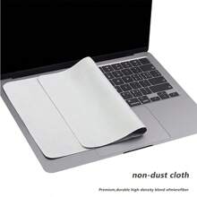Ultra-Fine Fiber Screen Cleaning Cloth Compatible With MacBook 13/15/16 Inch Air/Pro Laptops, Dust Protection & Keyboard Palm Rest Mat