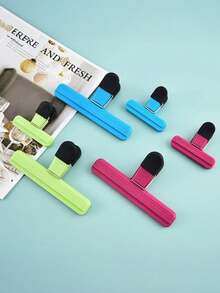 3 件装薯片夹，便携式大号薯片袋夹，各种尺寸升级宽口食品储存袋带密封夹，重型密封夹密封工具厨房整理配件