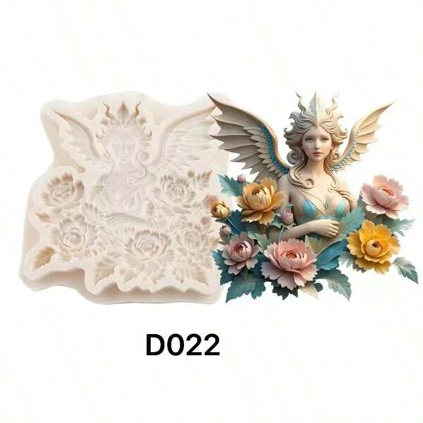 Stampo in silicone a forma di farfalla e fata