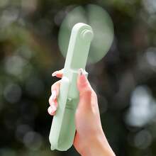 Portable Handheld Mini Fan, Power Bank Fan, USB Rechargeable, 500mAh Battery Capacity, Foldable, 3 Speed Settings, Dual Blades, Suitable For Indoor, Outdoor, Office And Travel