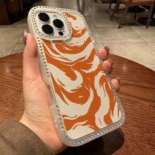 Funda para teléfono 1PC Teléfono Bling de Doble Cara, Parte Trasera Dura Suave a Prueba de Golpes, Multicapa, TPU + PC, Compatible con 16/15/14/13/12/11 Pro/Plus - transparente - Ver 3