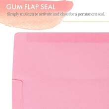 5x7 Envelopes For Invitations, 40-Pack A7 Envelopes For 5x7 Cards, Colored Invitation Envelopes, Purple, 5 1_4 X 7 1_4 Inches - Pink - View 5