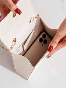 New Flower & Pearl Decor Party Handbag, Elegant & Sweet Style Clutch Purse For Women, Suitable For Formal Event, Party Dress, Cell Phone, Lipstick, Fashion Versatile