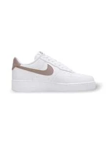Nike Zapatillas Air Force 1 '07 para hombre/mujer, de piel premium con acentos de color audaz, comodidad todo el día dentro y fuera de la cancha, DC9486-108
